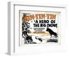 A Hero of the Big Snows, Rin Tin Tin, 1926-null-Framed Art Print