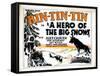 A Hero of the Big Snows, Rin Tin Tin, 1926-null-Framed Stretched Canvas