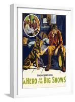 A Hero of the Big Snows-null-Framed Art Print