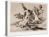 A heroic feat! With the dead!-Francisco Jose de Goya y Lucientes-Stretched Canvas