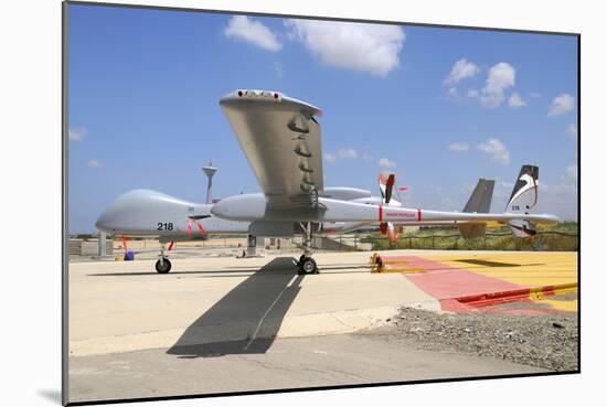 A Heron Tp Unmanned Aerial Vehicle of the Israeli Air Force-Stocktrek Images-Mounted Photographic Print