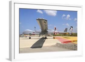 A Heron Tp Unmanned Aerial Vehicle of the Israeli Air Force-Stocktrek Images-Framed Photographic Print