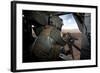 A Hh-60G Pave Hawk Gunner Fires His Gau-17 Machine Gun-null-Framed Photographic Print