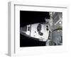 A High-Angle View of the Crew Cabin of Space Shuttle Atlantis-null-Framed Photographic Print