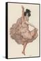 A High Kicking Dancer-Ferdinand Von Reznicek-Framed Stretched Canvas