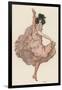 A High Kicking Dancer-Ferdinand Von Reznicek-Framed Art Print