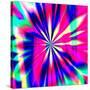 A High Resolution, Fractal Design that Simulates a Retro Psychedelic Background-rgasteff-Stretched Canvas