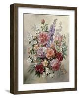 A High Summer Bouquet-Albert Williams-Framed Giclee Print