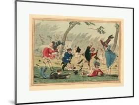 A High Wind in the Park! 1819-null-Mounted Giclee Print
