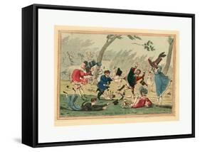 A High Wind in the Park! 1819-null-Framed Stretched Canvas