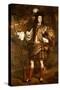 A Highland Chieftain: Portrait of Lord Mungo Murray (1668-1700)-John Michael Wright-Stretched Canvas