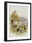 A Highland Cottage-Myles Birket Foster-Framed Giclee Print