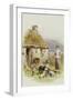 A Highland Cottage-Myles Birket Foster-Framed Giclee Print