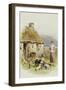 A Highland Cottage-Myles Birket Foster-Framed Giclee Print