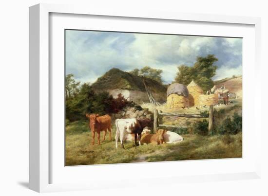 A Highland Croft, 1873-Peter Graham-Framed Giclee Print