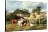 A Highland Croft, 1873-Peter Graham-Stretched Canvas