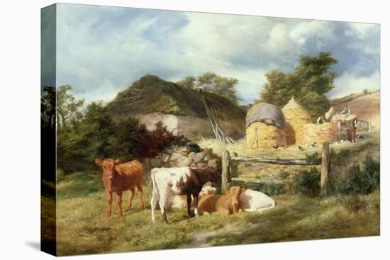 A Highland Croft, 1873-Peter Graham-Stretched Canvas