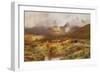 A Highland Drove at Strathfillan, Perthshire-Louis Bosworth Hurt-Framed Giclee Print