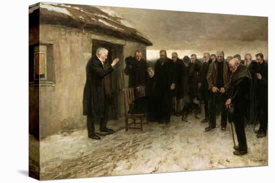 A Highland Funeral, 1882-Sir James Guthrie-Stretched Canvas