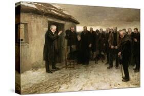 A Highland Funeral, 1882-Sir James Guthrie-Stretched Canvas