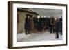 A Highland Funeral, 1882-James Guthrie-Framed Giclee Print