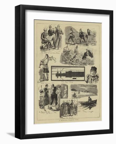 A Highland Walking Tour-null-Framed Giclee Print