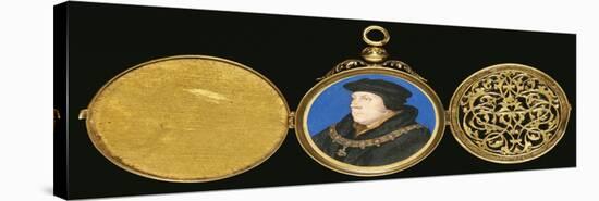 A Highly Important Miniature of Thomas Cromwell-Hans Holbein the Younger-Stretched Canvas