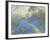 A Hillside of Bluebonnets - Early Morning, Near San Antonio Texas-null-Framed Giclee Print