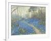 A Hillside of Bluebonnets - Early Morning, Near San Antonio Texas-null-Framed Giclee Print