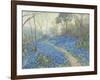 A Hillside of Bluebonnets - Early Morning, Near San Antonio Texas-null-Framed Giclee Print