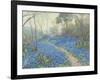 A Hillside of Bluebonnets - Early Morning, Near San Antonio Texas-null-Framed Giclee Print