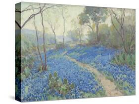 A Hillside of Bluebonnets - Early Morning, Near San Antonio Texas-Julian Onderdonk-Stretched Canvas