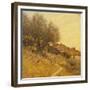 A Hillside Village in Provence-Henry Herbert La Thangue-Framed Giclee Print