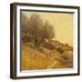 A Hillside Village in Provence-Henry Herbert La Thangue-Framed Giclee Print