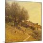 A Hillside Village in Provence-Henry Herbert La Thangue-Mounted Giclee Print