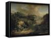 A Hillside with Tramps reposing, c1793-George Morland-Framed Stretched Canvas