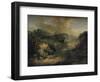 A Hillside with Tramps reposing, c1793-George Morland-Framed Giclee Print