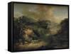 A Hillside with Tramps reposing, c1793-George Morland-Framed Stretched Canvas