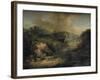 A Hillside with Tramps reposing, c1793-George Morland-Framed Giclee Print