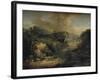 A Hillside with Tramps reposing, c1793-George Morland-Framed Giclee Print