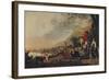 'A Hilly Landscape with Figures', c1655-Aelbert Cuyp-Framed Giclee Print