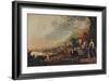 'A Hilly Landscape with Figures', c1655-Aelbert Cuyp-Framed Giclee Print