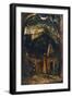 A Hilly Scene-Samuel Palmer-Framed Giclee Print