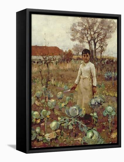 A Hind's Daughter, 1883-Sir James Guthrie-Framed Stretched Canvas