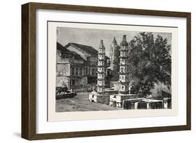 A Hindoo Pagoda at Malabar Hill, Near Bombay, India-null-Framed Giclee Print