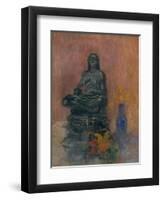 A Hindu God, 1900s-Nikolai Nikolayevich Sapunov-Framed Premium Giclee Print