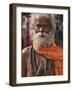 A Hindu Holy Man, or Sadhu, Near Manikula on the Outskirts of Kolkata-Nigel Pavitt-Framed Photographic Print