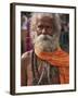 A Hindu Holy Man, or Sadhu, Near Manikula on the Outskirts of Kolkata-Nigel Pavitt-Framed Photographic Print