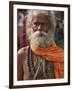 A Hindu Holy Man, or Sadhu, Near Manikula on the Outskirts of Kolkata-Nigel Pavitt-Framed Photographic Print