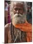 A Hindu Holy Man, or Sadhu, Near Manikula on the Outskirts of Kolkata-Nigel Pavitt-Mounted Photographic Print